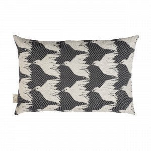 House Of Rym Birdie Namnam Cushion Koristetyyny Musta 40x60 Cm