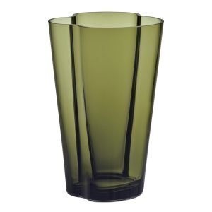 Iittala Aalto Maljakko Sammaleenvihreä 220 Mm