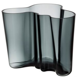 Iittala Aalto Maljakko Tummanharmaa 16 Cm