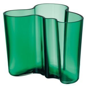 Iittala Aalto Vaasi Smaragdi Vihreä 12 Cm