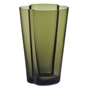 Iittala Alvar Aalto Maljakko Sammaleenvihreä 22 Cm