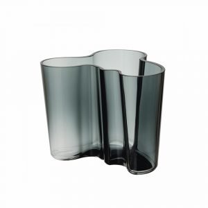 Iittala Alvar Aalto Maljakko Tummanharmaa 120 Mm