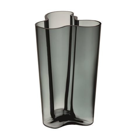 Iittala Alvar Aalto Maljakko Tummanharmaa 251 mm