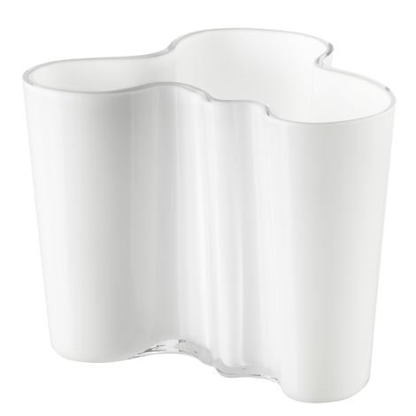 Iittala Alvar Aalto Maljakko Valkoinen 120 mm