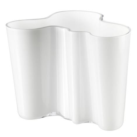 Iittala Alvar Aalto Maljakko Valkoinen 160 mm