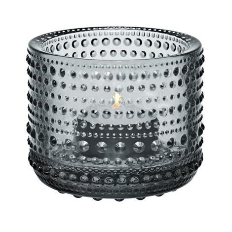 Iittala Kastehelmi Kynttilälyhty 64 mm Harmaa