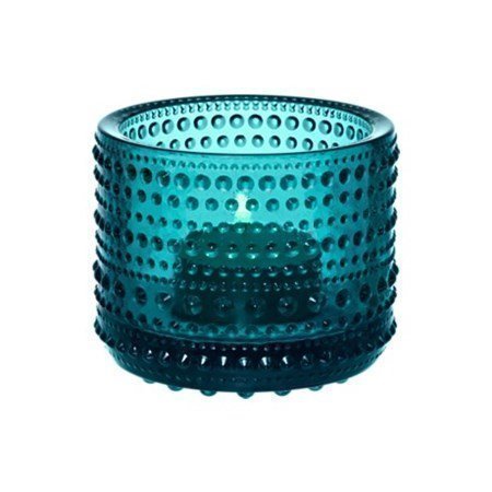 Iittala Kastehelmi Kynttilälyhty 64 mm Merensininen