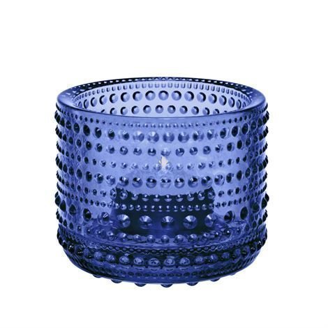 Iittala Kastehelmi Kynttilälyhty 64 mm Ultramariini Sininen