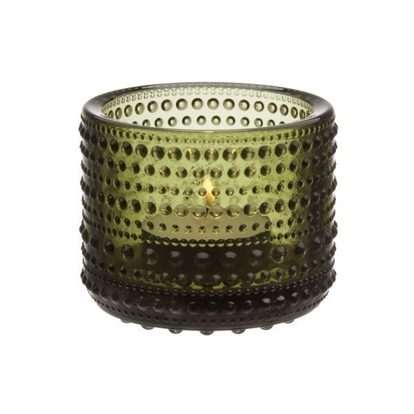 Iittala Kastehelmi Kynttilälyhty Sammaleenvihreä
