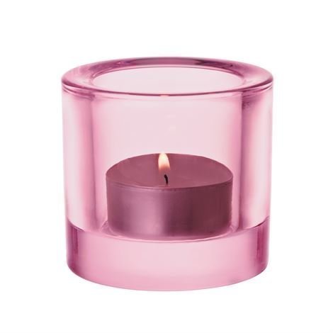 Iittala Kivi Kynttilälyhty Vaalea Pinkki