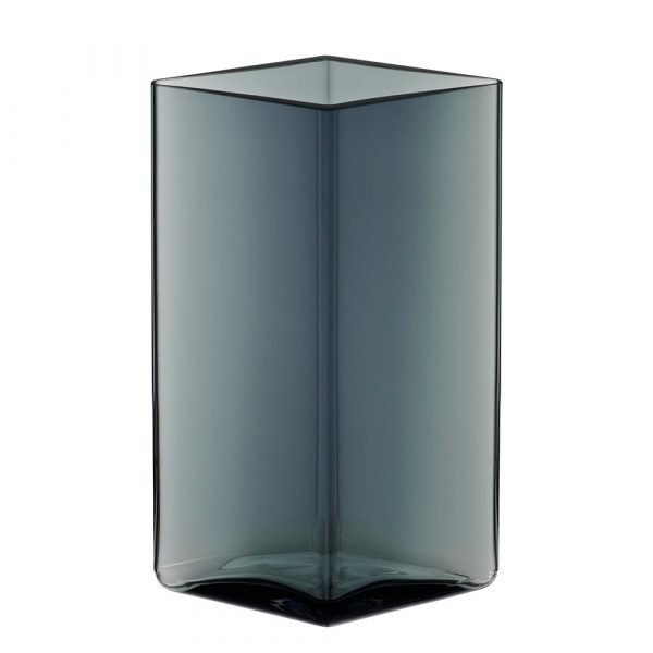 Iittala Ruutu Maljakko Harmaa 115x180 Mm