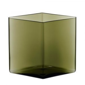 Iittala Ruutu Maljakko Vihreä 205x180 Mm