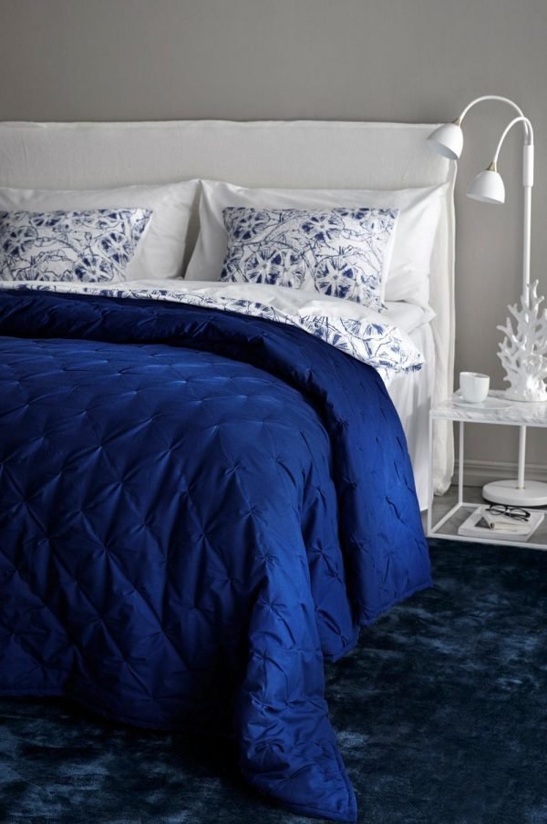 Jotex Coastal Päiväpeite King Size Sänkyyn Sininen 360x360 Cm