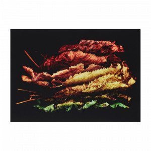 Jotex Leaf Stack Juliste Musta 70x50 Cm