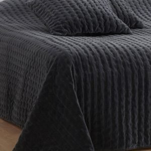 Jotex Samette Päiväpeite Parisänkyyn Harmaa 250x260 Cm