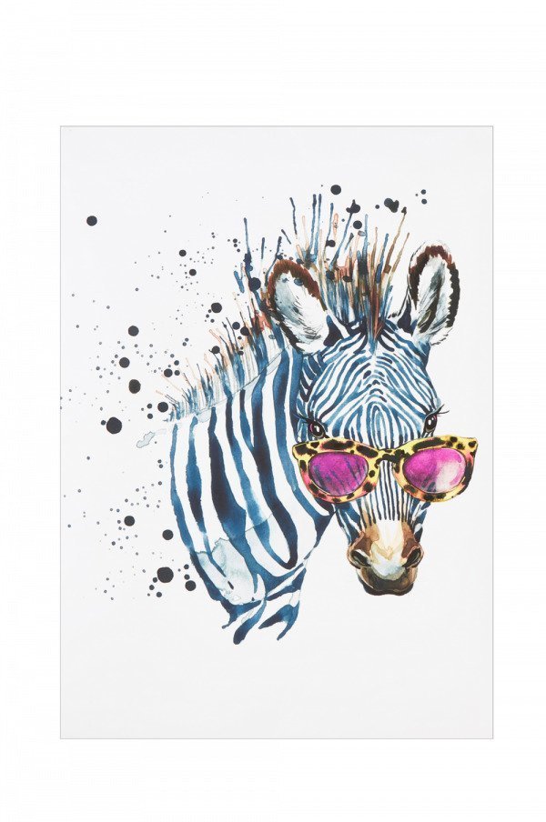 Jotex Zebra Juliste Valkoinen 50x70 Cm