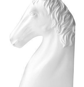 KJ Collection Koriste-esine Hevonen porsliini Valkoinen 17 cm