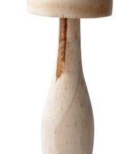 KJ Collection Koriste-esine Sieni Puu kynttilä Luonnollinen 17 cm
