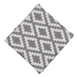 Klippan Yllefabrik Diamonds Servetti Harmaa 43x43 Cm