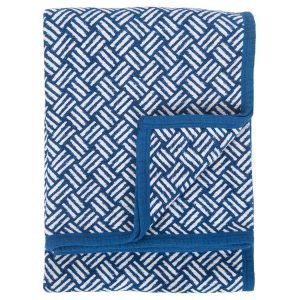 Klippan Yllefabrik Samba Villahuopa Royal Blue 140x180 Cm