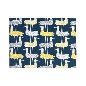 Klippan Yllefabrik Shore Birds Pöytätabletti Sininen 45x35 Cm