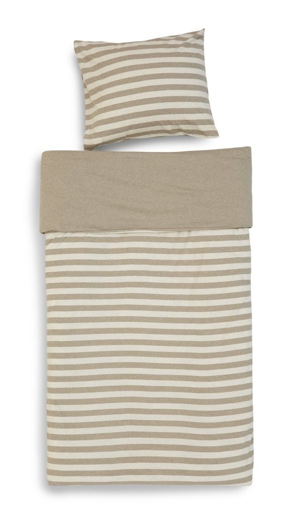 Koodi Stripe Trikoopussilakanasetti 150x210 + 50x60 Cm