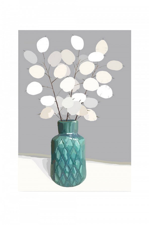 Kortkartellet Lunaria Juliste 50x70 Harmaa