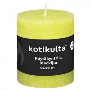 Kotikulta Rustic Pöytäkynttilä Lime 68x80mm