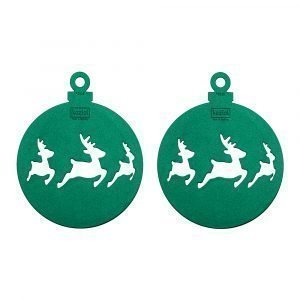 Koziol Deer Joulukoriste Pine 2-Pakkaus