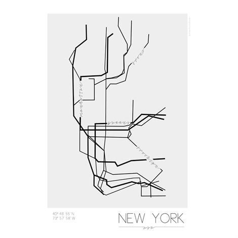 Kreativitum Underground Juliste New York