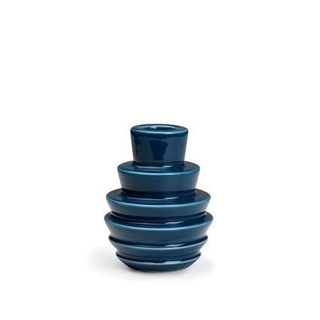 Kähler Cono kynttilänjalka sininen 9 cm