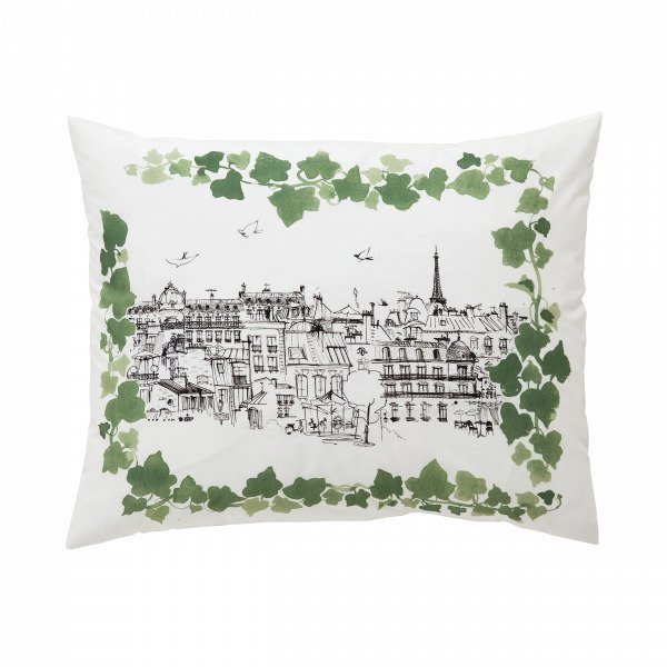 Lb Ciel Paris Pillowcase Tyynyliina Keskivihreä 50x60 Cm