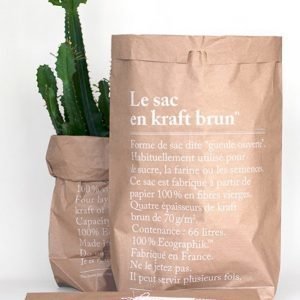 Le Sac En Papier Paperipussi Ruskea