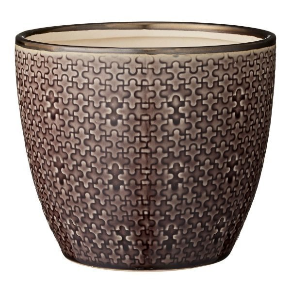 Lene Bjerre Bellia Kukkaruukku Dark Lilac Ash 15 Cm