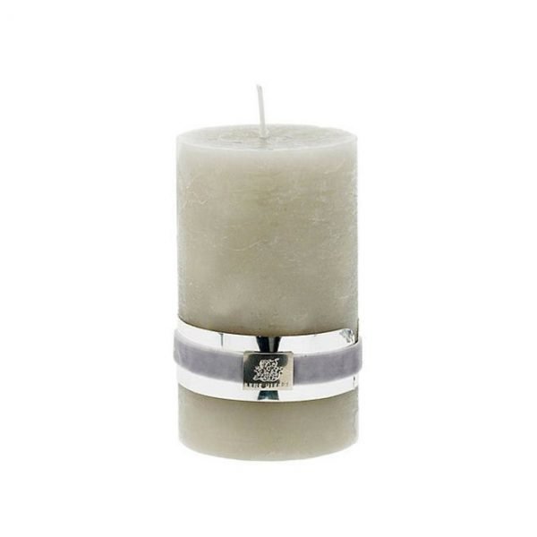 Lene Bjerre Candle Collection Kynttilä Hopea / Harmaa Medium