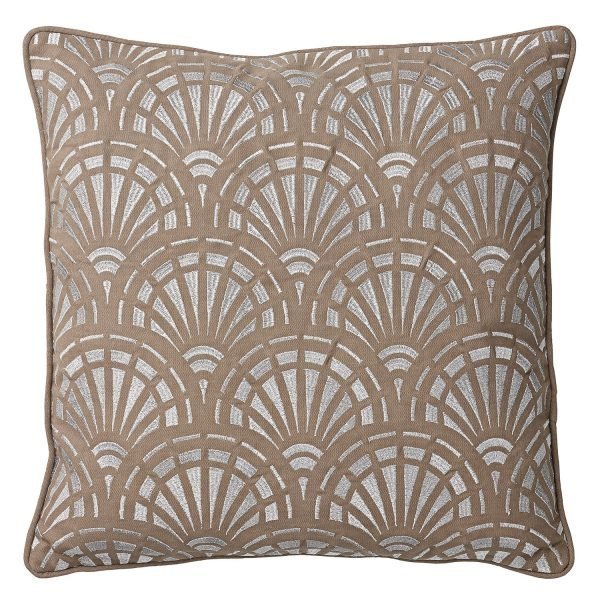 Lene Bjerre Novia Tyyny Taupe Grey / Hopea 50x50 Cm