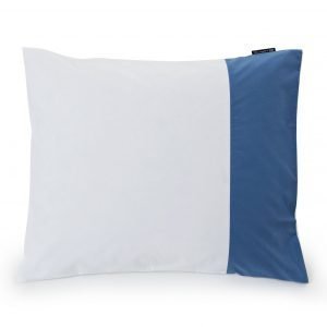 Lexington Blue Contrast Poplin Tyynyliina 50x60 Cm