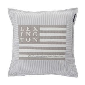 Lexington Logo Art & Crafts Tyynynpäällinen Harmaa / Valko