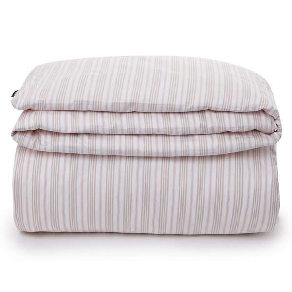 Lexington Striped Sateen Pussilakana 220x220 Cm