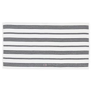 Lexington Striped Velour Pyyheliina Valkoinen 100x150 Cm