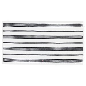 Lexington Striped Velour Pyyheliina Valkoinen 30x50 Cm