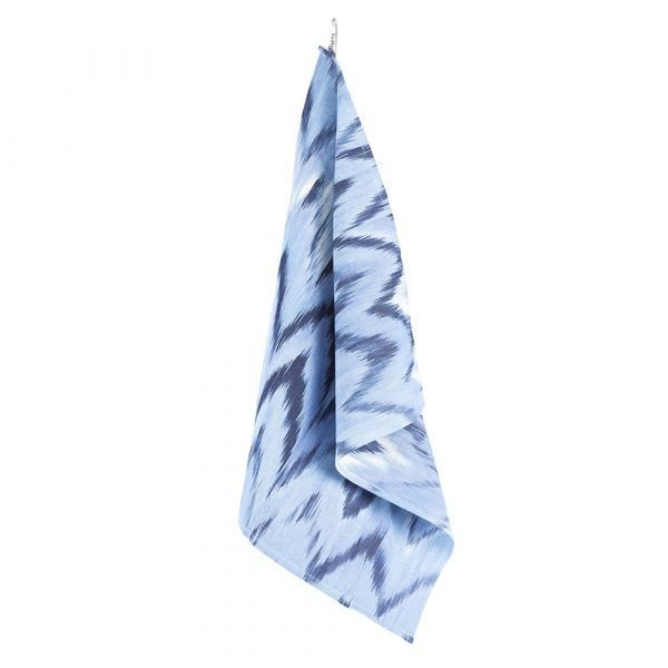 Lidby Living Zigzag Keittiöpyyhe Indigo / Sky 50x62 Cm