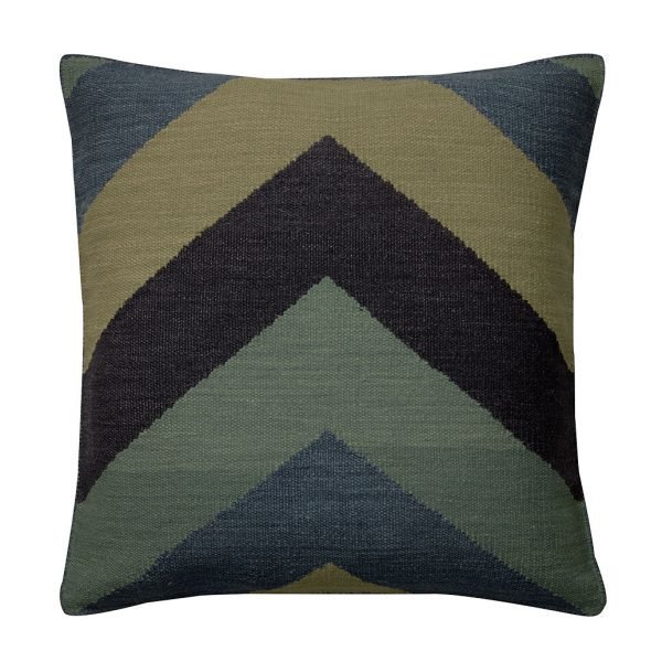 Linum Burton Tyynynpäällinen Dark Grey Blue 70x70 Cm