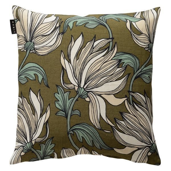 Linum Rosendal Tyynynpäällinen Golden Olive Green