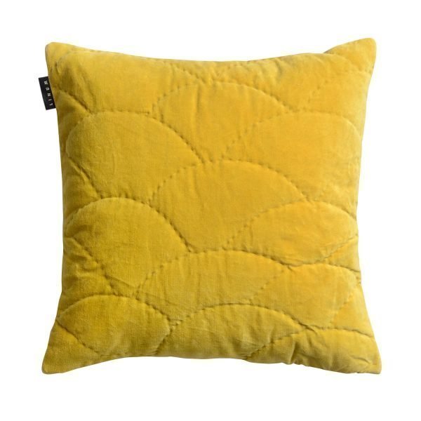 Linum Siena Tyynynpäällinen Mustard Yellow 50x50 Cm