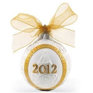 Lladro 2012 Christmas Ball Gold