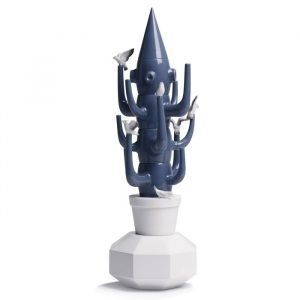 Lladro Cactus Dark Blue