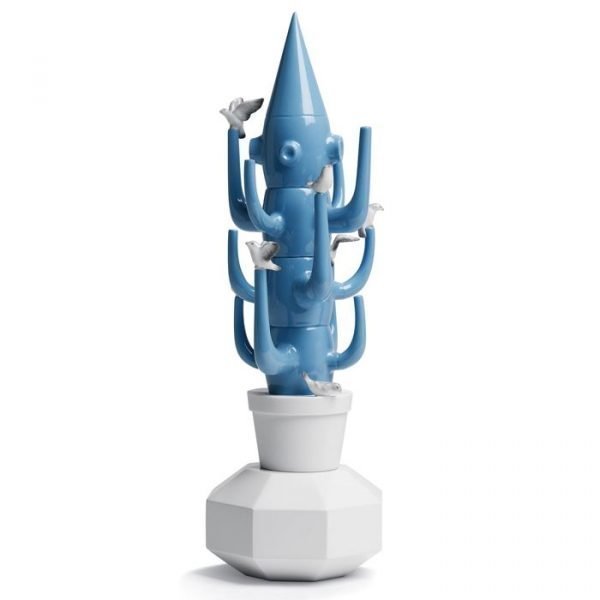 Lladro Cactus Light Blue