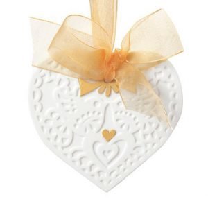 Lladro Christmas Heart Ornament