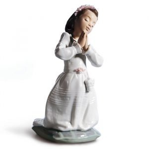 Lladro Communion Prayer Girl